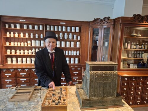 Unusual visit of a 19th century former factory owner