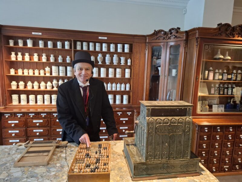 Unusual visit of a 19th century former factory owner