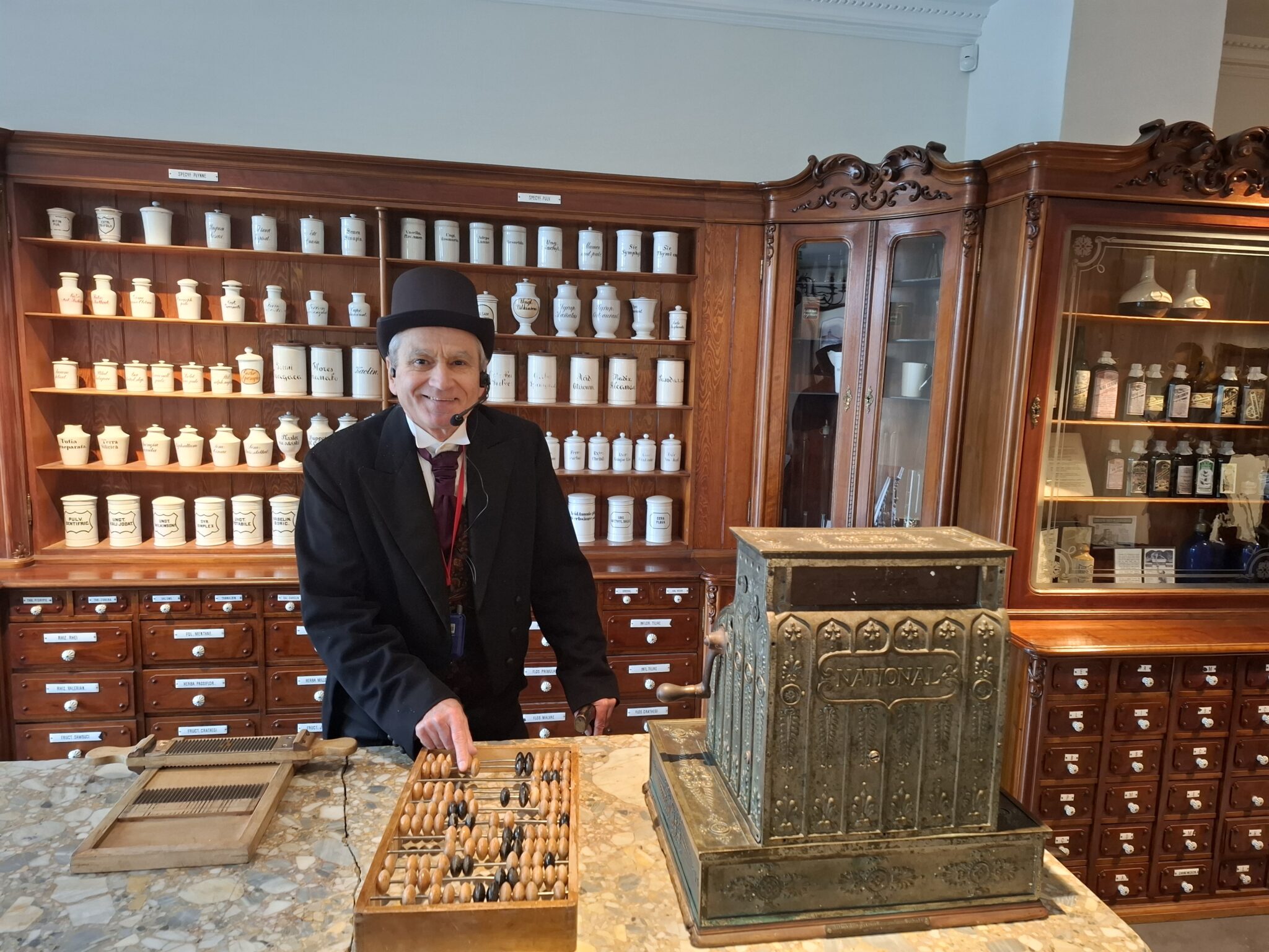 Unusual visit of a 19th century former factory owner