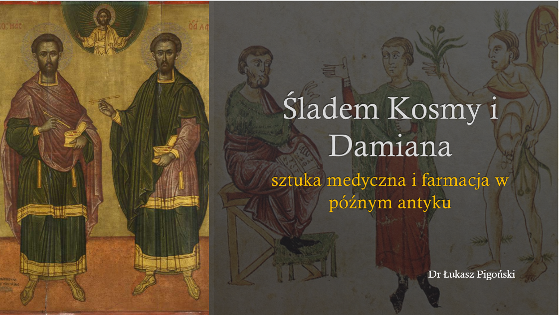 Lecture by PhD Łukasz Pigoński ‘In the Footsteps of Cosmas and Damian - Medical Art and Pharmacy in Late Antiquity’ for the Hospice
