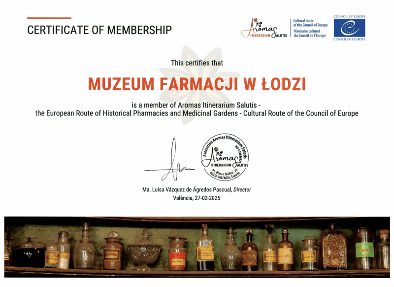 Muzeum na Europejskim Szlaku Kulturowym Historycznych Aptek i Ogrodów Roślin Leczniczych