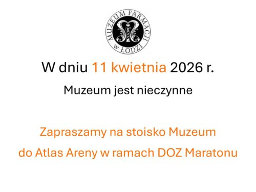 Zapraszamy na stoisko Muzeum na DOZ Maratonie